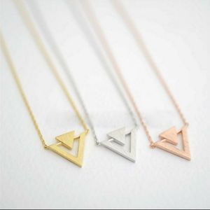 Geometric Triangle Necklace - 1 Necklace